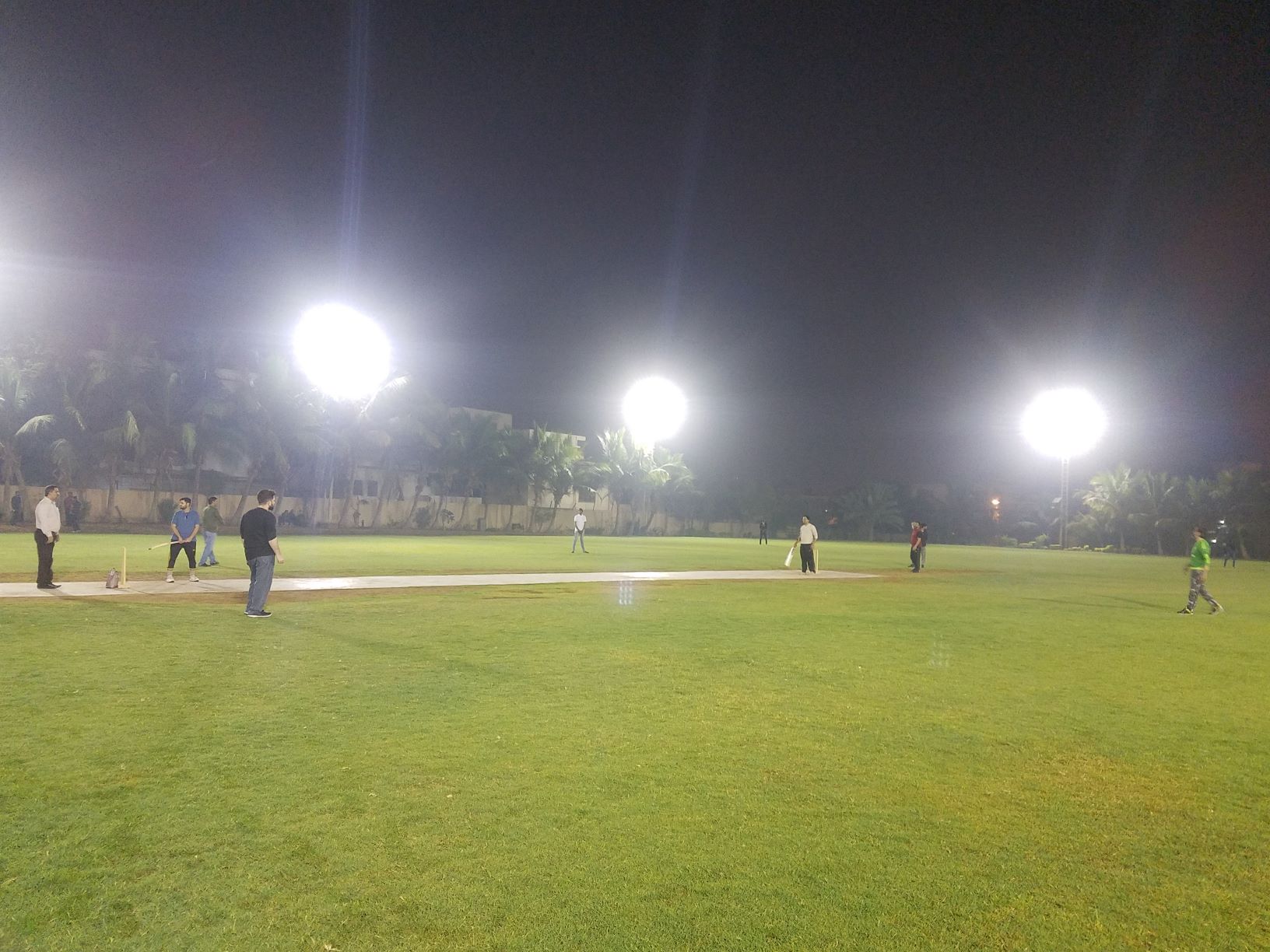 Dinner & Night Cricket Match Organized by Jaffer Agro Services